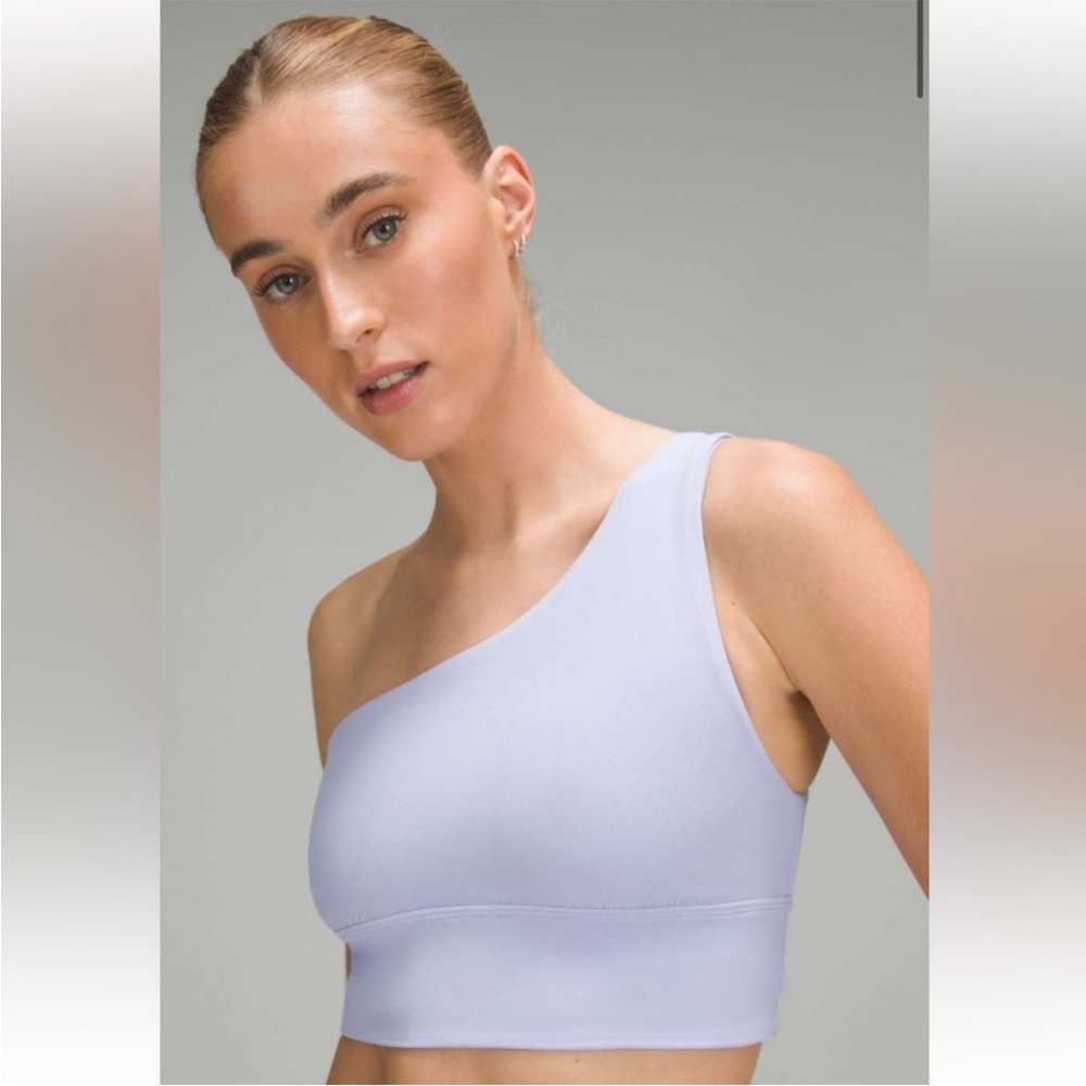 Lululemon Align Asymmetrical Bra Lilac Smoke size 6 A/B